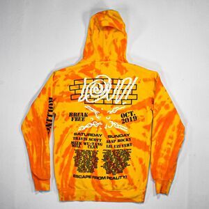 Rolling Loud New York 2019 Tie Dye Hoodie Juice Wrld Playboi Carti - S